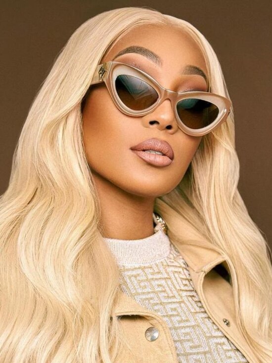 Fendi FF Diamonds Women Sunglasses Cat Eye Beige Brown FE40146I 57E BRAND NEW main image 11